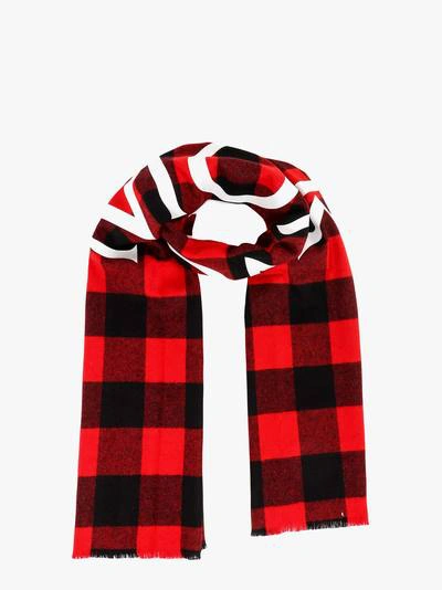 Shop Moncler Scarf In Red