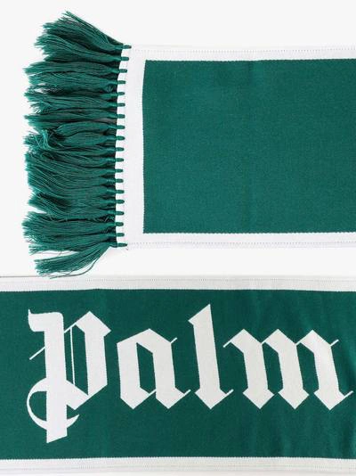 Shop Palm Angels Scarf In Green
