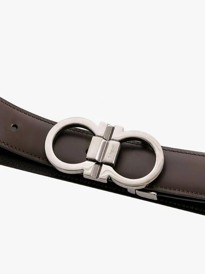 Shop Ferragamo Belt In Brown