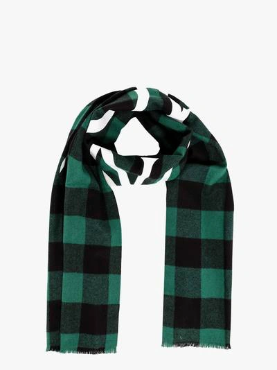 Shop Moncler Scarf In Green