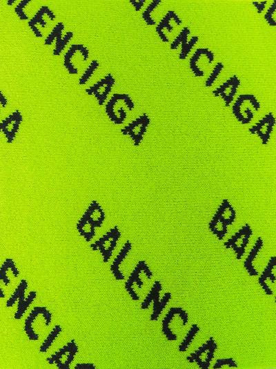 Shop Balenciaga Scarf In Green