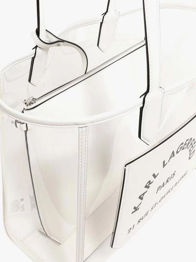 Shop Karl Lagerfeld Handbag In White