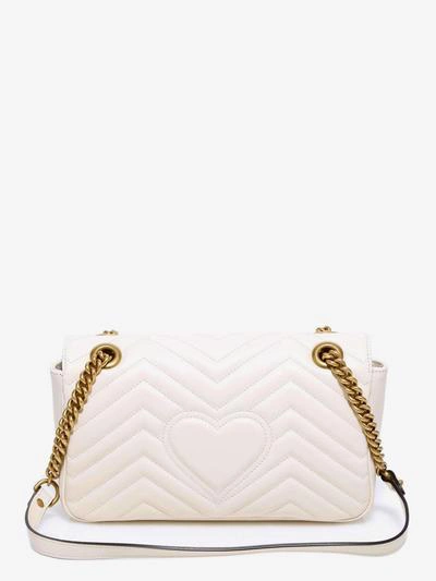 Shop Gucci Gg Marmont In White