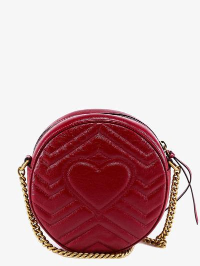 Shop Gucci Gg Marmont In Red