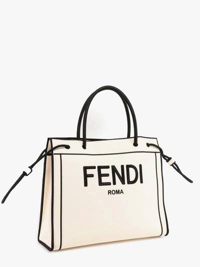 Shop Fendi Handbag In White