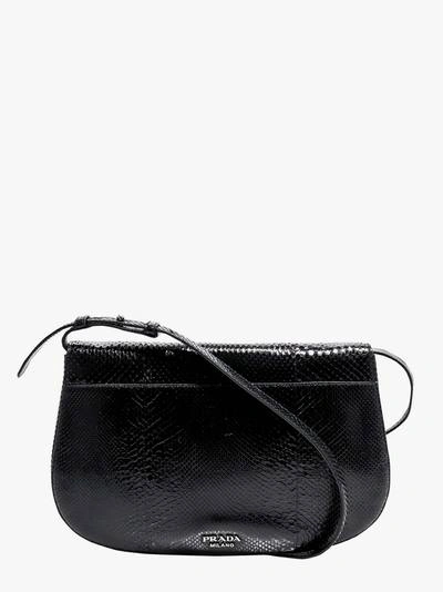 Shop Prada Shoulder Bag In Black