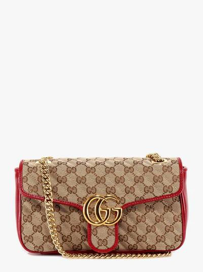 Shop Gucci Gg Marmont In Red