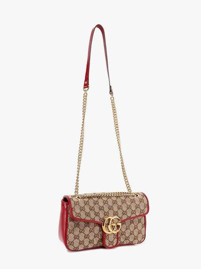 Shop Gucci Gg Marmont In Red