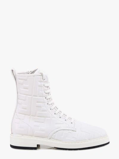 Shop Fendi Boots In White