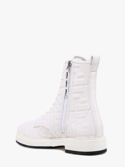 Shop Fendi Boots In White
