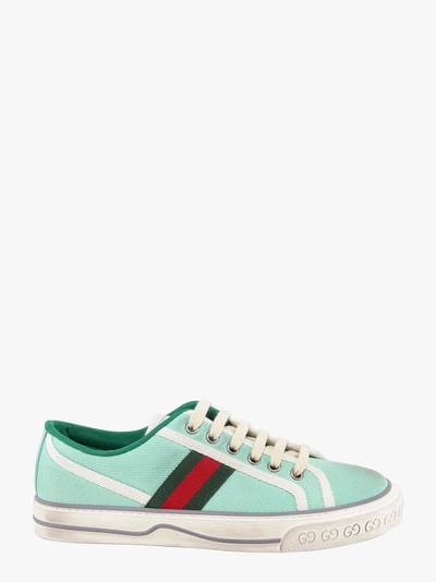 Shop Gucci Sneakers In Green