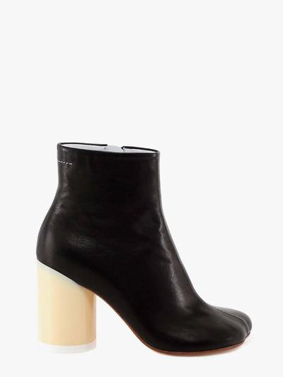 Shop Mm6 Maison Margiela Boots In Black