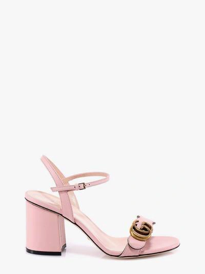 Shop Gucci Sandals In Pink