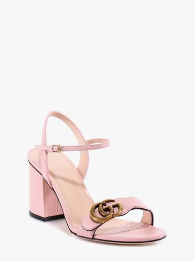 Shop Gucci Sandals In Pink