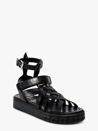 Shop Prada Sandals In Black