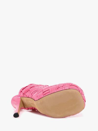 Bottega Veneta Bv Bold Platform Mules In Pink