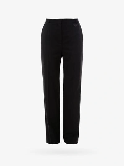 Shop Prada Trouser In Black