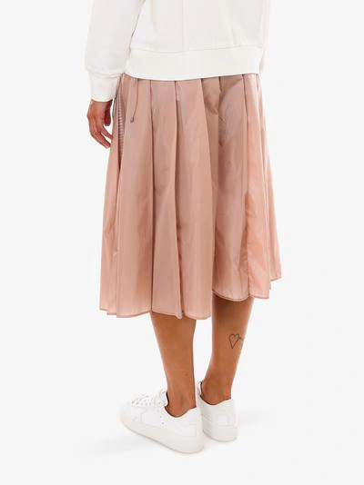 Shop Moncler Skirt In Pink