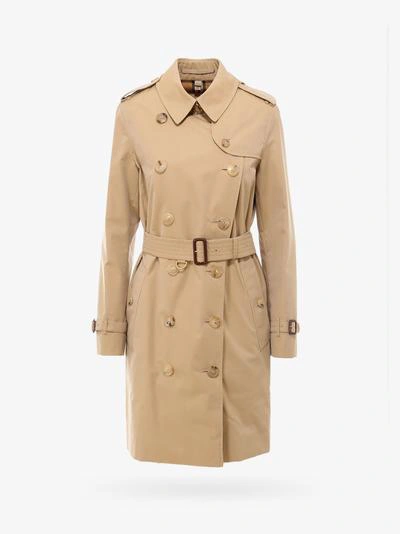 Shop Burberry Trench In Beige