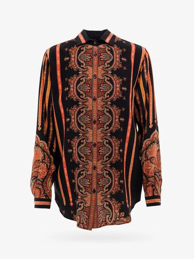 Shop Etro Shirt In Black