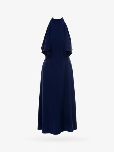 Shop Prada Dress In Blue