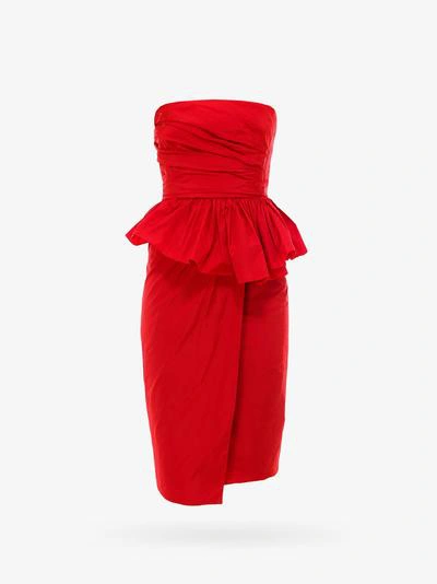 Shop Max Mara Dress In Red