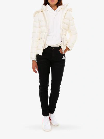 Shop Moncler Jacket In White