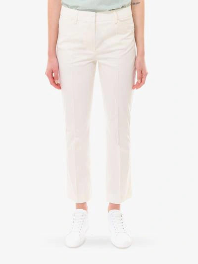 Shop Sportmax Code Trousers In White