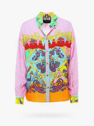 Shop Versace Jeans Couture Shirt In Pink