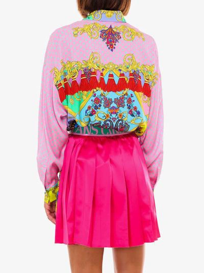 Shop Versace Jeans Couture Shirt In Pink