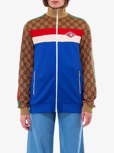 Shop Gucci Sweatshirt In Brown