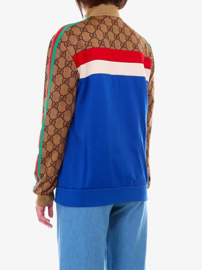 Shop Gucci Sweatshirt In Brown