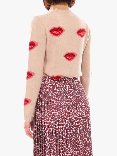 Shop Prada Sweater In Beige