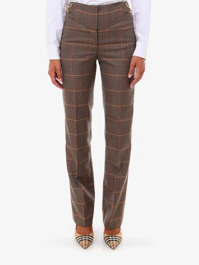Shop Burberry Trouser In Brown
