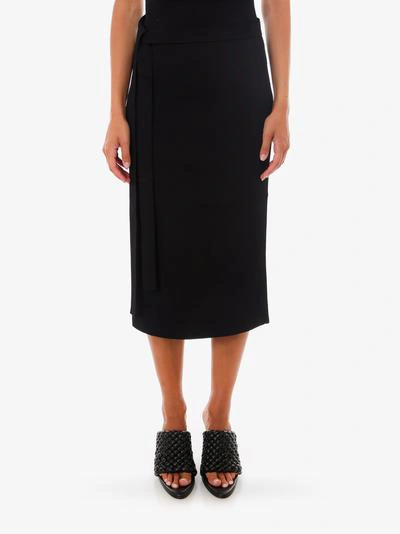 Shop Jil Sander Skirt In Black