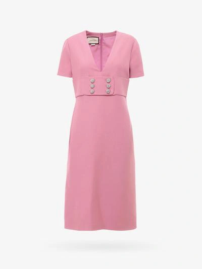 Shop Gucci Dress In Pink