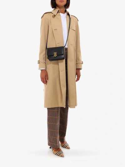 Shop Burberry Trench In Beige