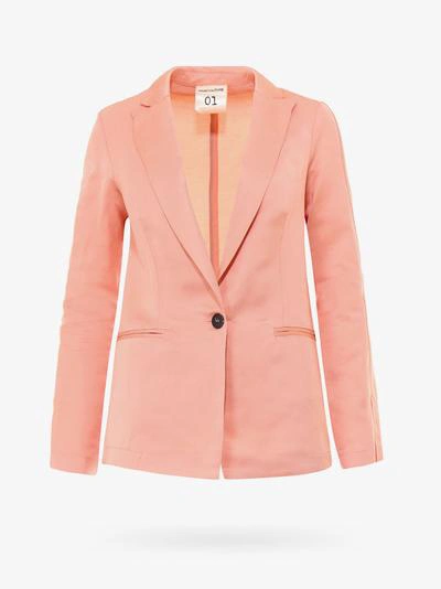 Shop Semicouture Blazer In Pink