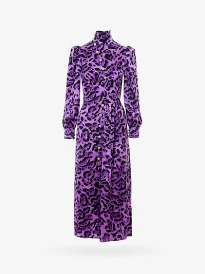 Shop Alessandra Rich Dress In Purple