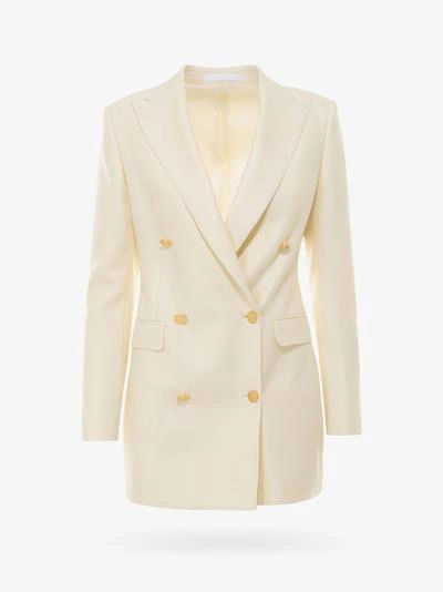 Shop Tagliatore Blazer In White