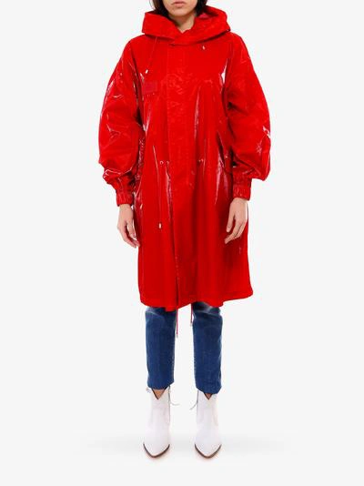 Shop Mr & Mrs Italy Raincoat In Red