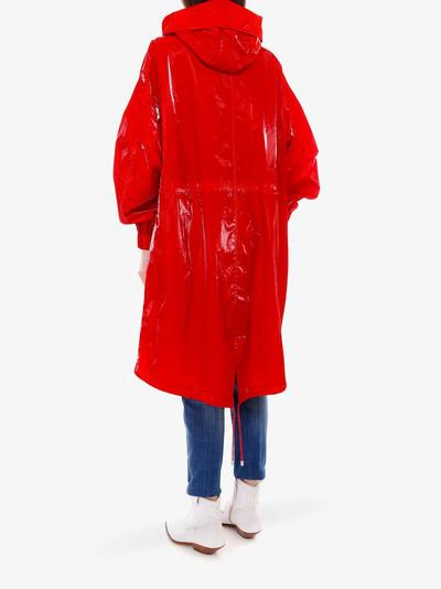 Shop Mr & Mrs Italy Raincoat In Red