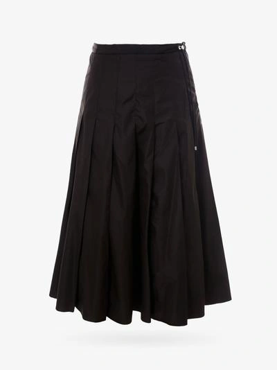 Shop Moncler Skirt In Black