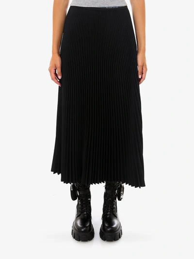 Shop Prada Skirt In Black