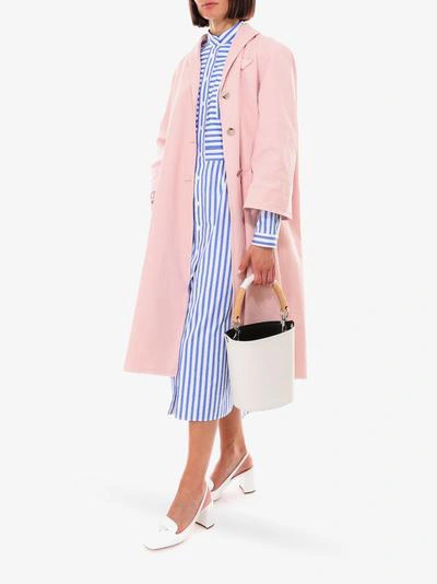 Shop Prada Coat In Pink