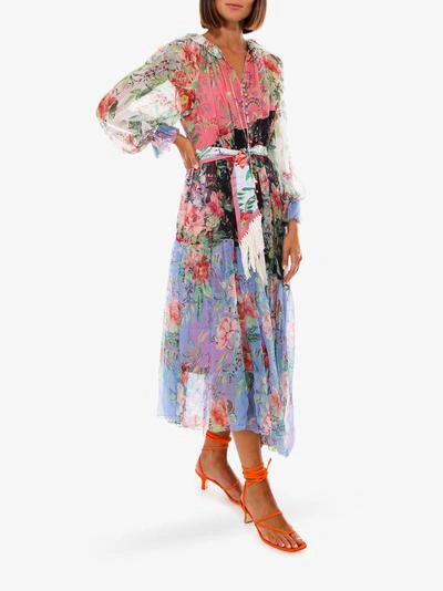 Shop Zimmermann Dress In Multicolor