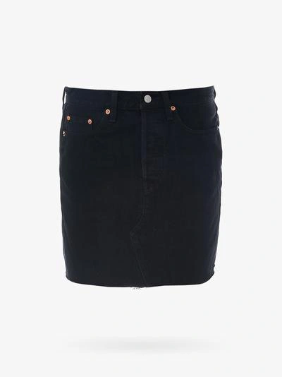 Shop Levi's Skirt In Black