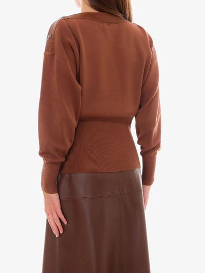 Shop Sportmax Code Sweater In Brown