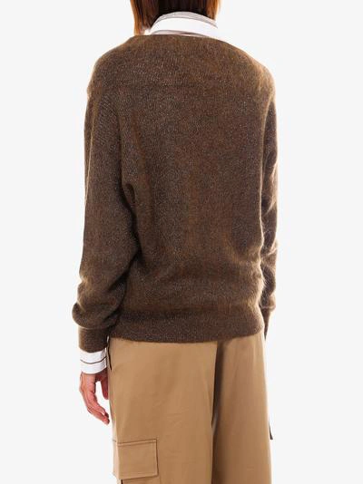 Shop Brunello Cucinelli Sweater In Brown