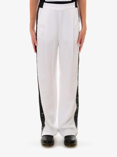 Shop Karl Lagerfeld Trouser In White